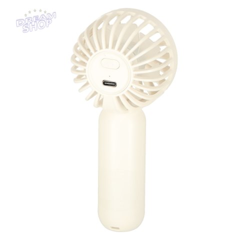 Wiatrak biurkowy wentylator mini ręczny wiatraczek przenośny USB 13,8cm