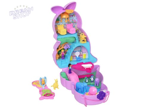 Zestaw Polly Pocket Torebka kangurek składany domek figurki ZA6048