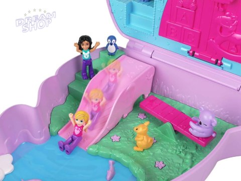 Zestaw Polly Pocket Torebka kangurek składany domek figurki ZA6048
