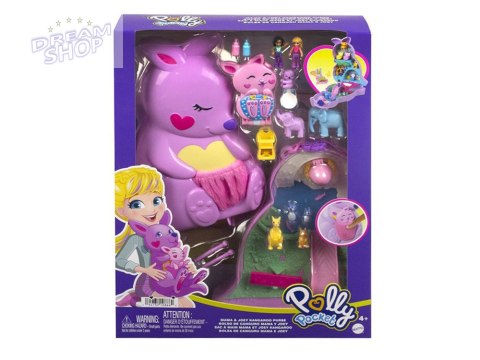 Zestaw Polly Pocket Torebka kangurek składany domek figurki ZA6048