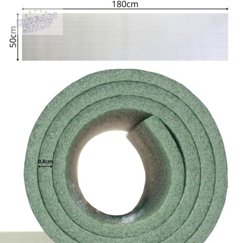 KARIMATA TURYSTYCZNA Z P.E ALU 1800x500x8MM ENERO CAMP