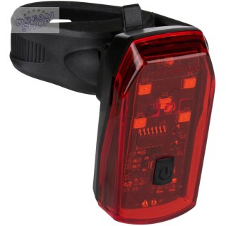 LAMPKA ROWEROWA NA TYŁ 5 LED DUNLOP K-MARK