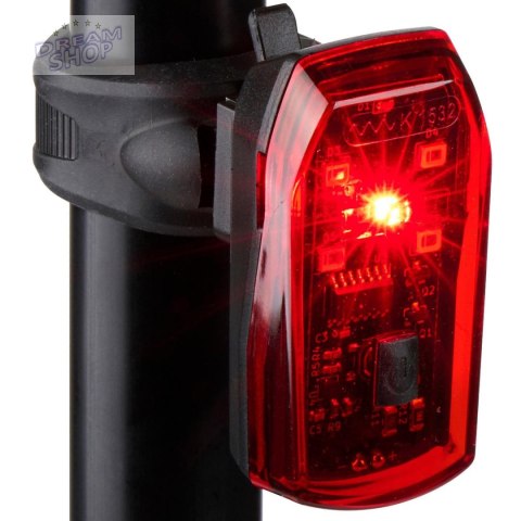 LAMPKA ROWEROWA NA TYŁ 5 LED DUNLOP K-MARK