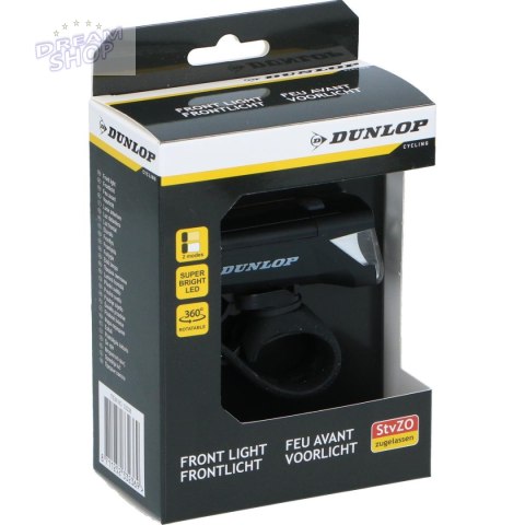 LAMPKA ROWEROWA PRZEDNIA DUNLOP K-MARK