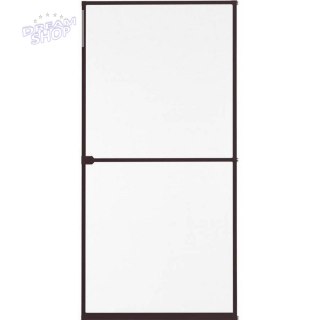 MOSKITIERA DRZWI ALU 100X215 BRĄZ BASIC