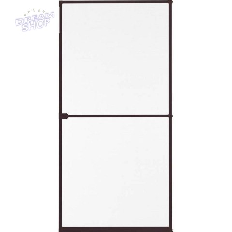 MOSKITIERA DRZWI ALU 100X215 BRĄZ BASIC
