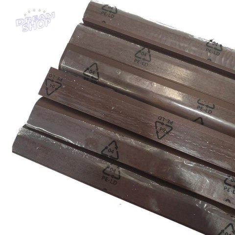 MOSKITIERA DRZWI ALU 100X215 BRĄZ BASIC