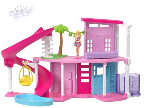 Mattel Mini Barbie Land Domek dla lalek + lalka i pupil + akcesoria ZA6039 Mattel Mini Barbie Land Domek dla lalek + lalka i pupil + akcesoria ZA6039