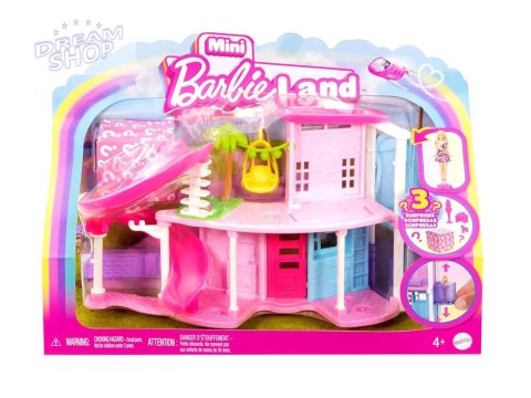 Mattel Mini Barbie Land Domek dla lalek + lalka i pupil + akcesoria ZA6039 Mattel Mini Barbie Land Domek dla lalek + lalka i pupil + akcesoria ZA6039