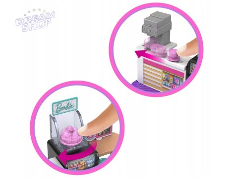 Mattel Mini Barbie Land Lalka cukierniczka + cukiernia i akcesoria ZA6041 C
