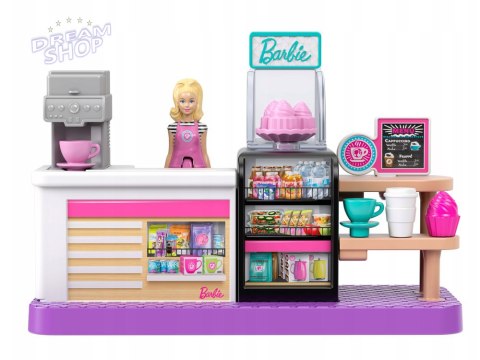 Mattel Mini Barbie Land Lalka cukierniczka + cukiernia i akcesoria ZA6041 C
