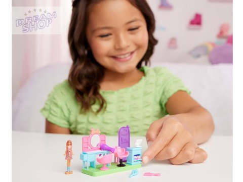 Mattel Mini Barbie Land Lalka fryzjerka + ruchomy salon fryzjerski ZA6041 D