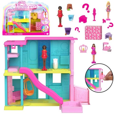 Mattel Mini BarbieLand Domek dla lalek + lalka i pupil + akcesoria ZA6039