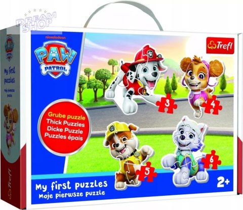 Puzzle Baby Psi Patrol Kochane pieski TREFL 36136
