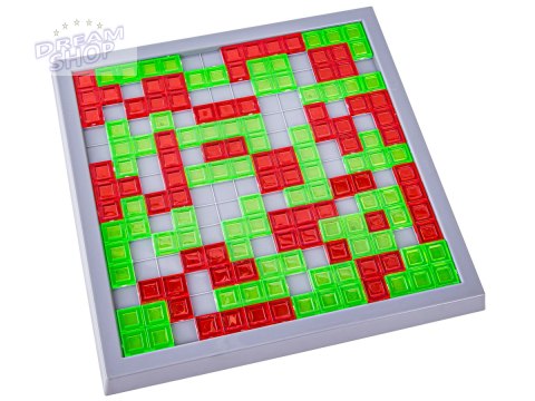 Rodzinna Gra Logiczna Klocki + Podstawka Blokowanie Układanka Z Klockami