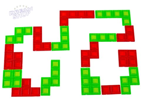 Rodzinna Gra Logiczna Klocki + Podstawka Blokowanie Układanka Z Klockami