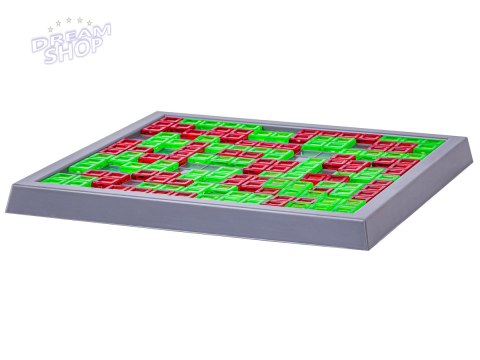 Rodzinna Gra Logiczna Klocki + Podstawka Blokowanie Układanka Z Klockami