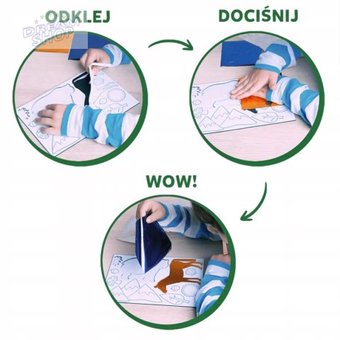 Skillmatics Foil Fun zestaw kreatywny Świat zwierząt Trefl 62604