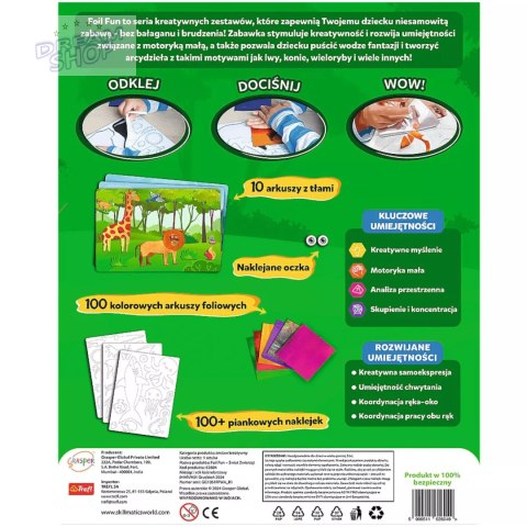 Skillmatics Foil Fun zestaw kreatywny Świat zwierząt Trefl 62604