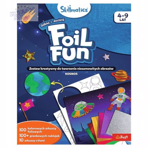 Skillmatics Foil Fun zestaw kreatywny kosmos Trefl 62603
