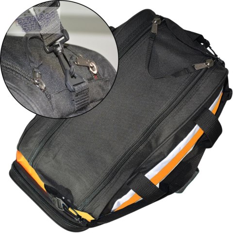TORBA SPORTOWA MASITA 6015 POMARAŃCZOWO- CZARNA