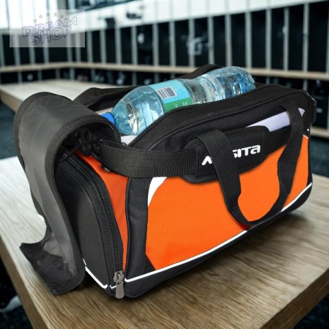 TORBA SPORTOWA MASITA 6015 POMARAŃCZOWO- CZARNA