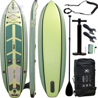 ZESTAW DESKA SUP DLA WĘDKARZY 150KG DMUCHANA 330x99x15CM