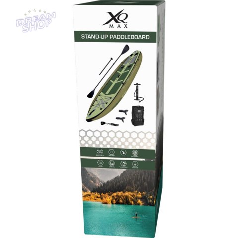 ZESTAW DESKA SUP DLA WĘDKARZY 150KG DMUCHANA 330x99x15CM