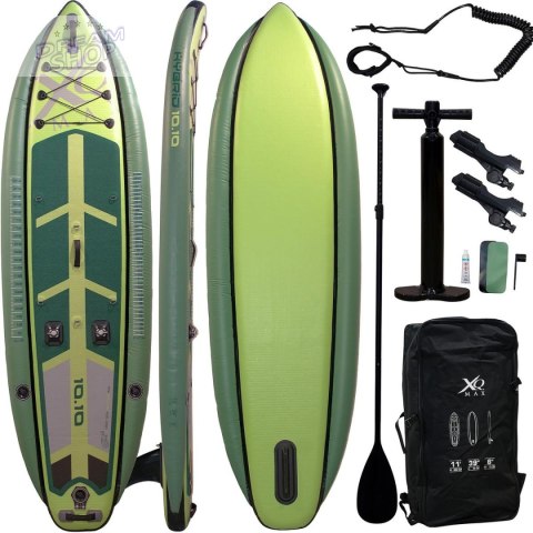 ZESTAW DESKA SUP DLA WĘDKARZY 150KG DMUCHANA 330x99x15CM