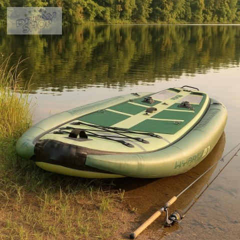 ZESTAW DESKA SUP DLA WĘDKARZY 150KG DMUCHANA 330x99x15CM