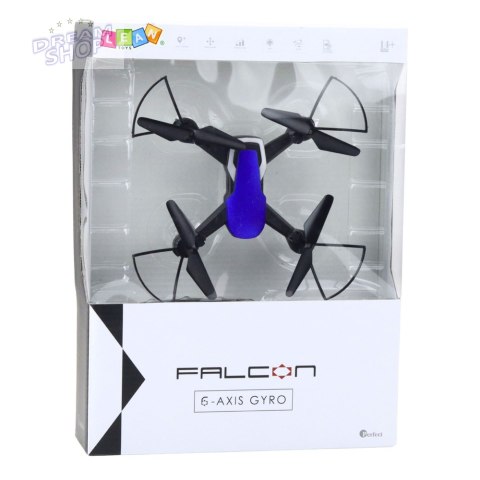 Dron Sześcioosiowy Żyroskop Światła LED Obrót 360° Niebieski