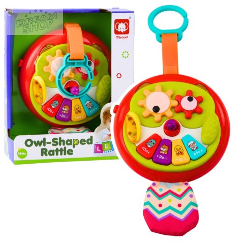 Interaktywna Sowa Zawieszka Ruchome Elementy Pianinko Szeleszczący Ogon