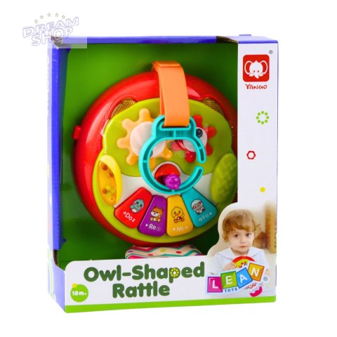 Interaktywna Sowa Zawieszka Ruchome Elementy Pianinko Szeleszczący Ogon