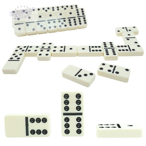 Klasyczna Gra Domino Tradycyjne Szóstkowe Etui 28 Kamieni