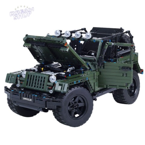 Klocki Konstrukcyjne Auto Terenowe Zielony Khaki 2078 el. Klocki Konstrukcyjne Auto Terenowe Zielony Khaki 2078 el.