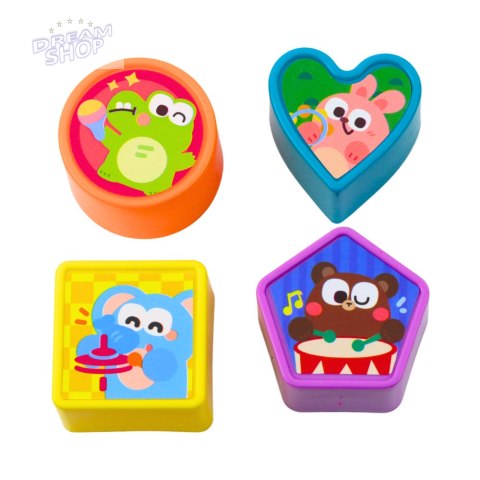 Kostka Interaktywna Sorter Edukacyjna Sensoryczna Dźwięki Kolorowa