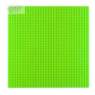 Płyta Plansza Konstrukcyjna Do Klocków Budowania Jasnozielona 25,5x25,5 cm