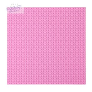 Płyta Plansza Konstrukcyjna Do Klocków Budowania Różowa 25,5x25,5 cm