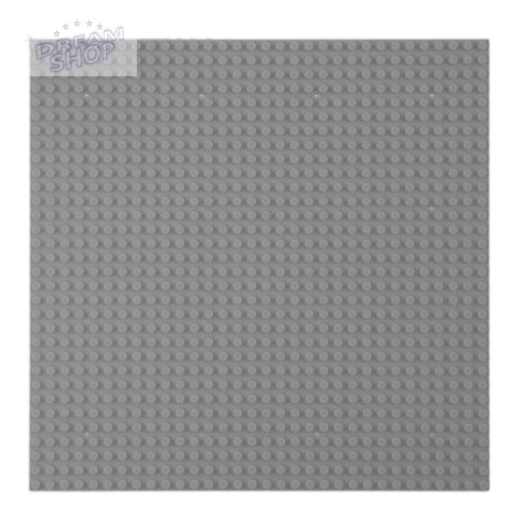 Płyta Plansza Konstrukcyjna Do Klocków Budowania Szara 40x40cm