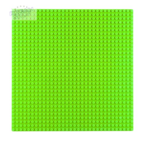 Płyta Plansza Konstrukcyjna Do Klocków Budowania Zielona 25,5x25,5 cm