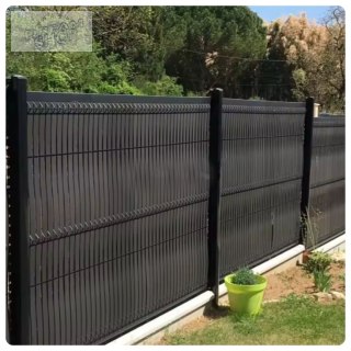 Siatka Cieniująca Na Ogrodzenie Płot Maskująca Szara 1.5M 50M 140g/m²