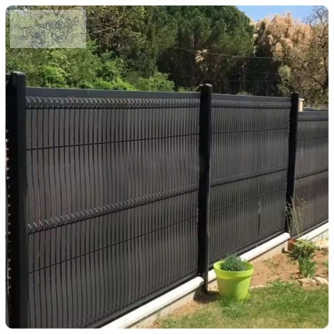 Siatka Cieniująca Na Ogrodzenie Płot Maskująca Szara 1.5M 50M 140g/m²
