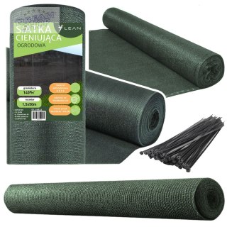 Siatka Cieniująca Na Ogrodzenie Płot Maskująca Zielona 1.5M 50M 140g/m²