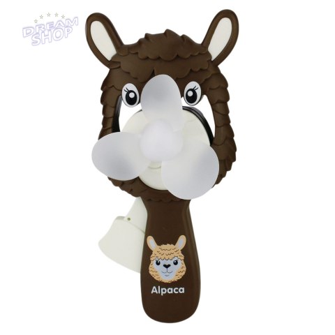 Wiatraczek Wentylator Ręczny Mechaniczny Dla Dzieci Alpaka Mix