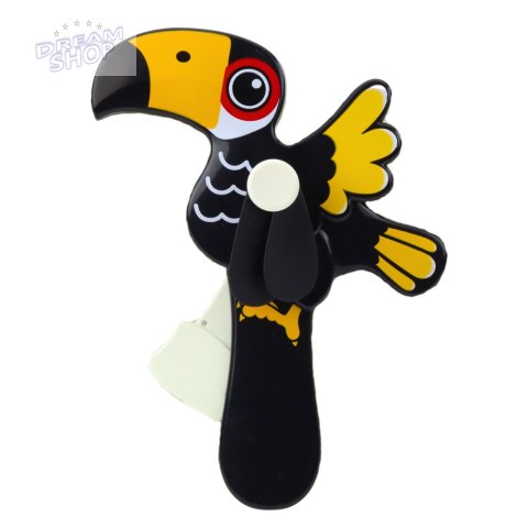 Wiatraczek Wentylator Ręczny Mechaniczny Dla Dzieci Tukan Mix