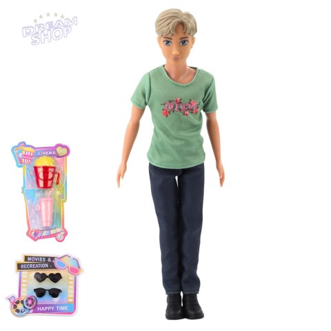 Zestaw Lalki Anlily Dziewczyna Z Chłopakiem Akcesoria Okulary Torebka