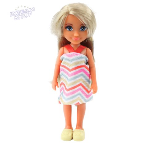 Zestaw Mini Laleczka Ankiki Z Wanną Akcesoria Pielęgnacyjne