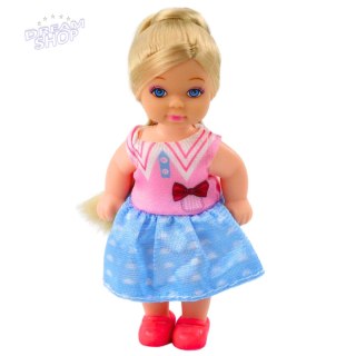 Zestaw Mini Laleczka Z Dwoma Pieskami Legowisko Miski Z Karmą