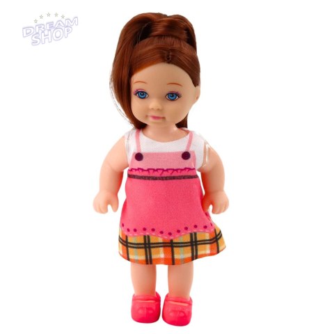 Zestaw Mini Laleczka Z Dwoma Szczeniaczkami Legowisko Miska Butelka