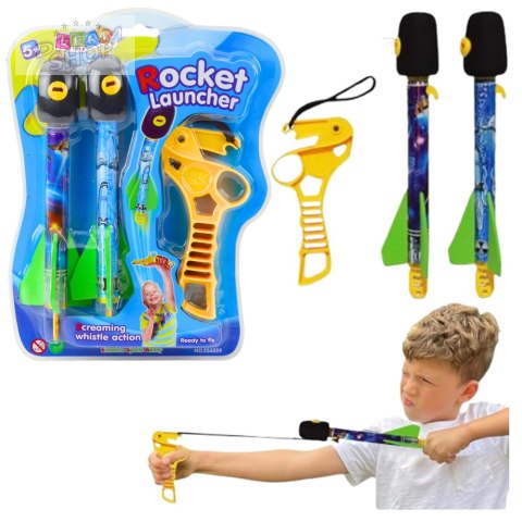 Zestaw Proca Z Rakietami Pianka EVA Gra Sportowa Zręcznościowa Kosmos